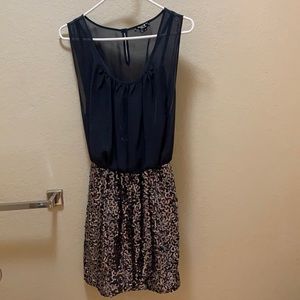 sequin hearts brand, size medium, navy blue